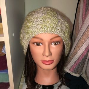 Green/Cream Headscarf